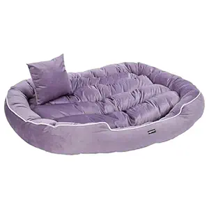 Polyester XXL Pet Bed with Cushion